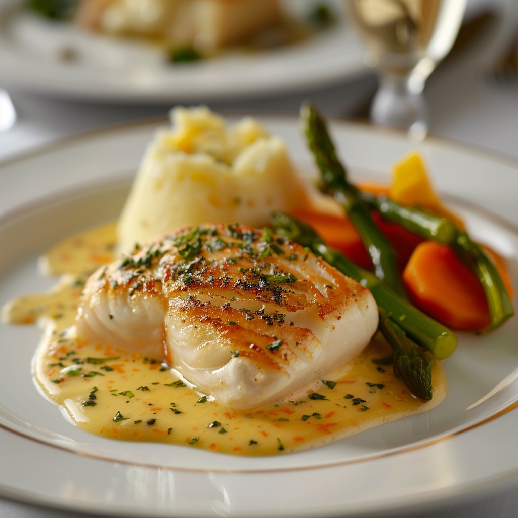 Pavé de cabillaud sauce beurre blanc : recette facile 3 Pavé de cabillaud sauce beurre blanc
