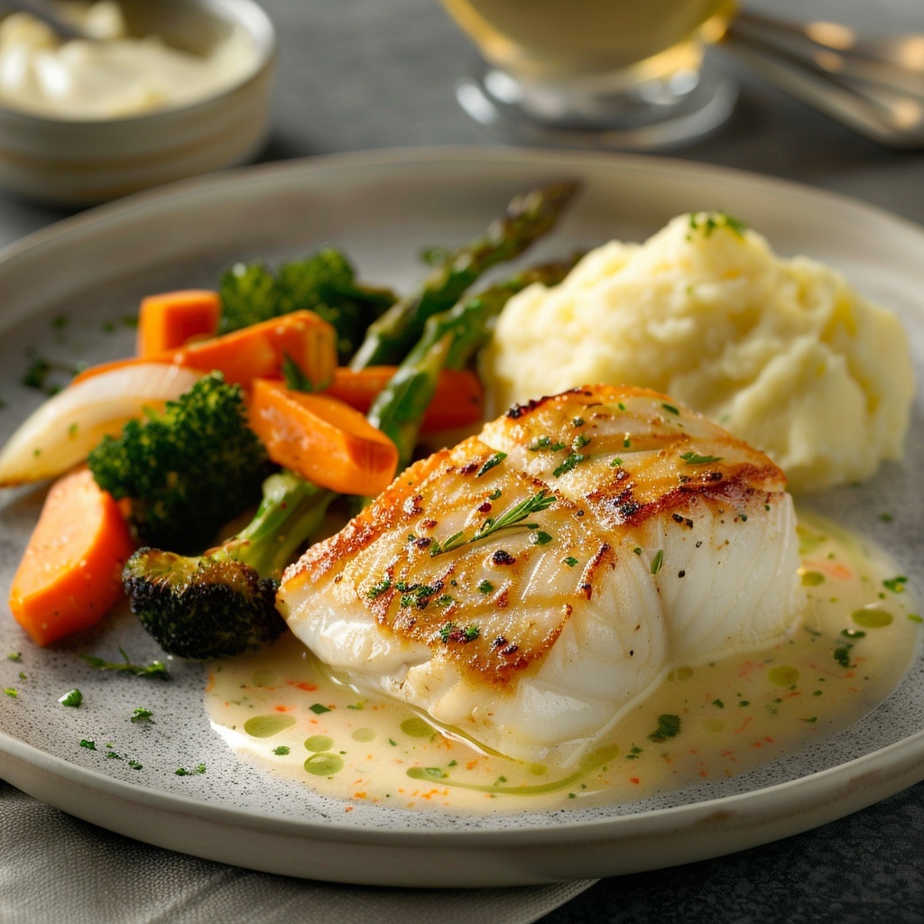 Pavé de cabillaud sauce beurre blanc : recette facile 4 Pavé de cabillaud sauce beurre blanc