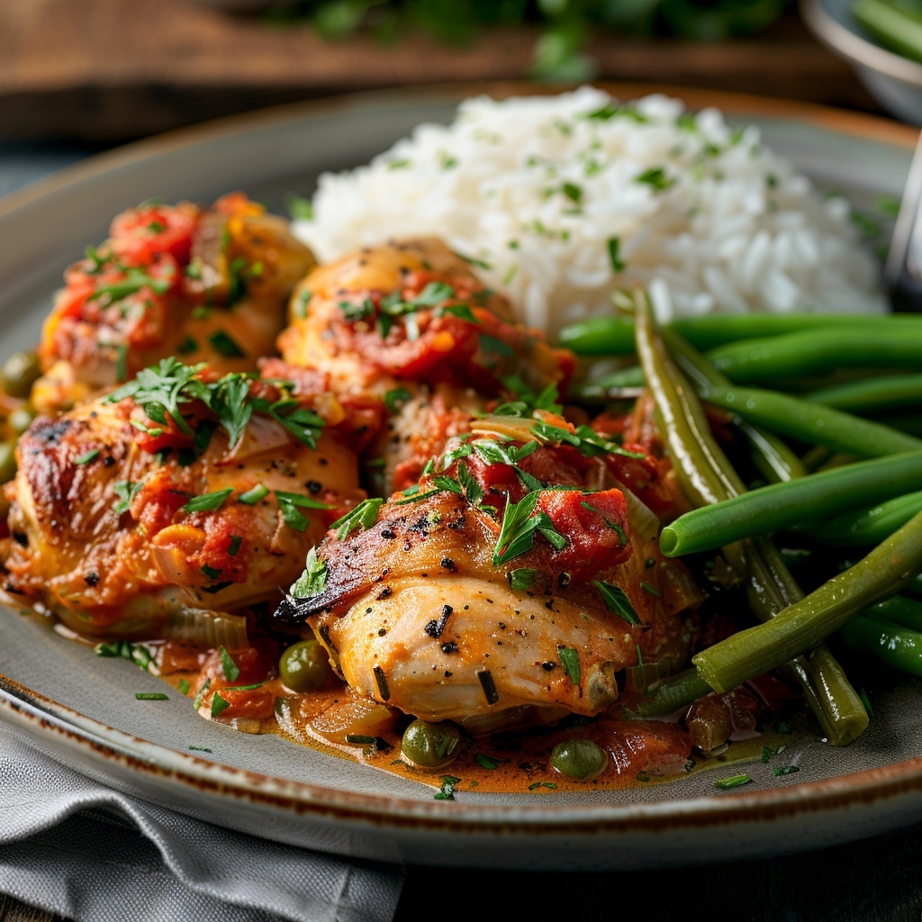 Poulet basquaise traditionnel savoureux et authentique 1 Poulet basquaise traditionnel