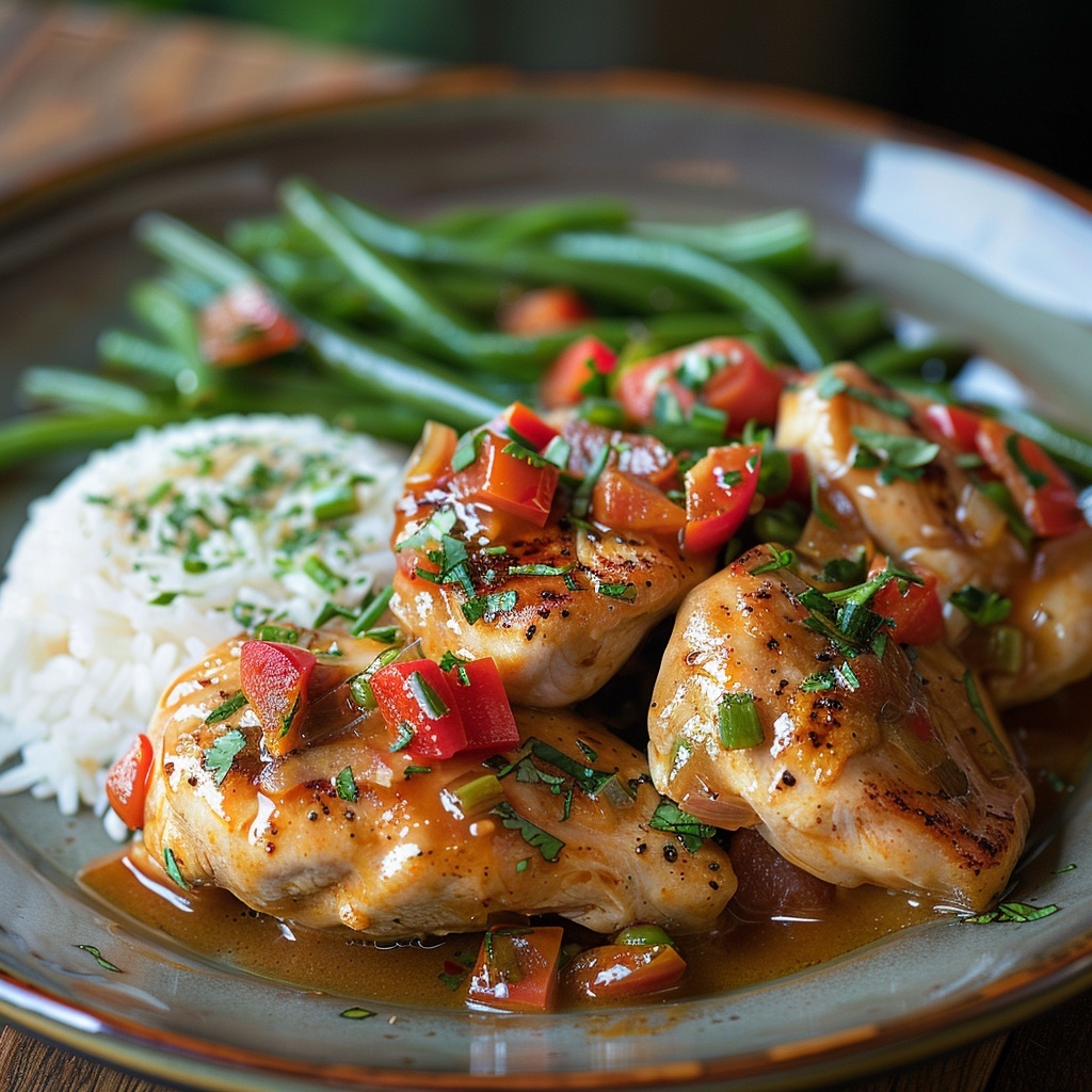 Poulet basquaise traditionnel savoureux et authentique 3 Poulet basquaise traditionnel