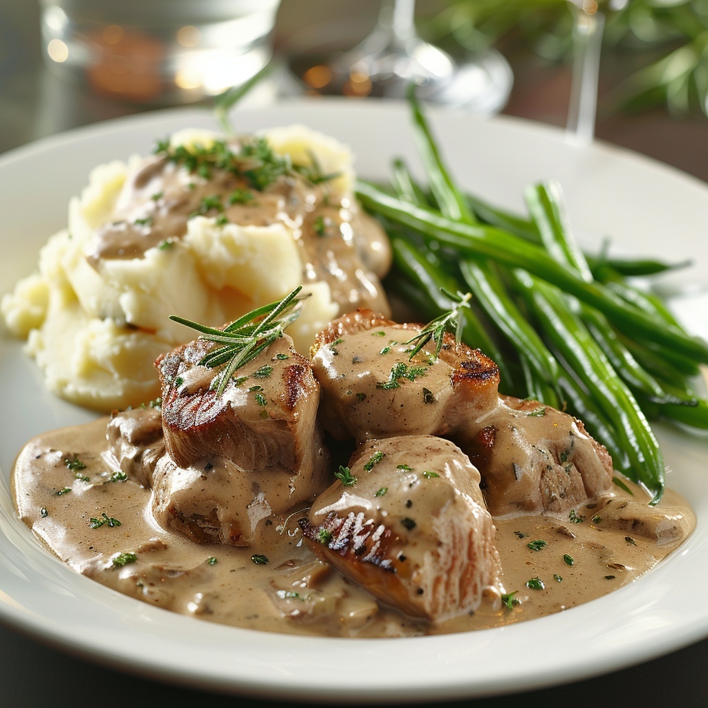 Sauté de veau façon blanquette