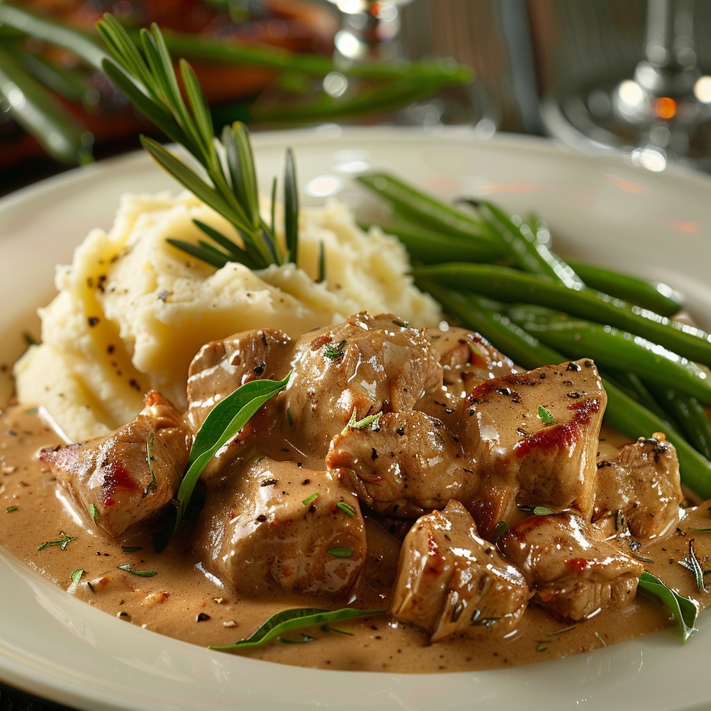 Sauté de veau façon blanquette