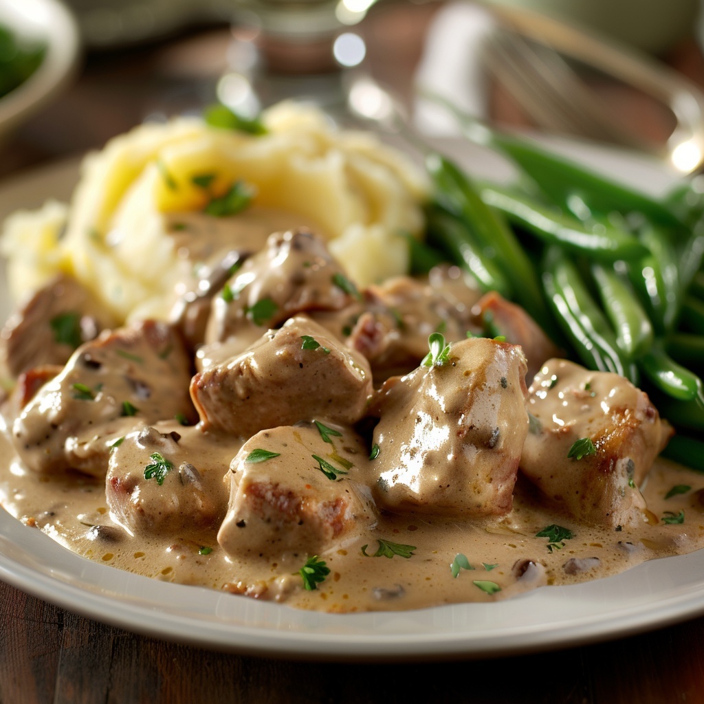 Sauté de veau façon blanquette