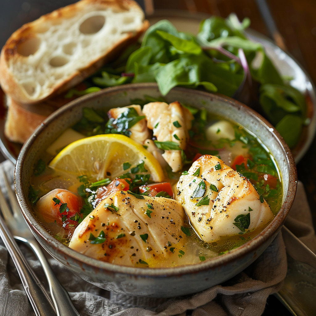 Soupe poisson maison citronnée : Recette facile et savoureuse 3 Soupe poisson maison citronnée