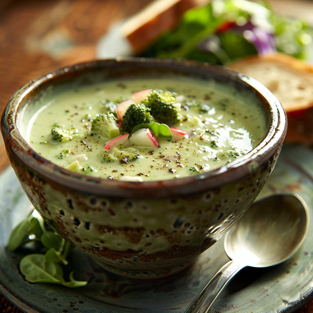 Velouté brocoli‑fromage