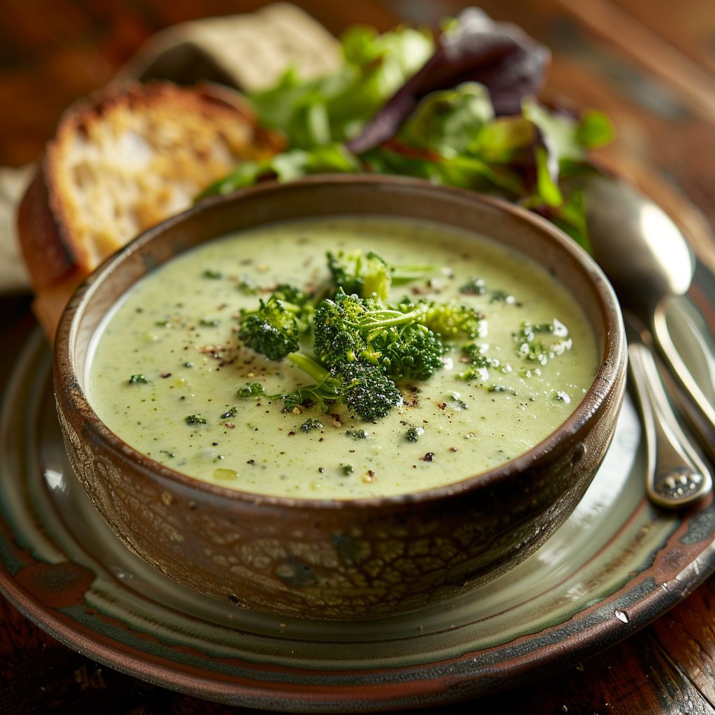 Velouté brocoli‑fromage