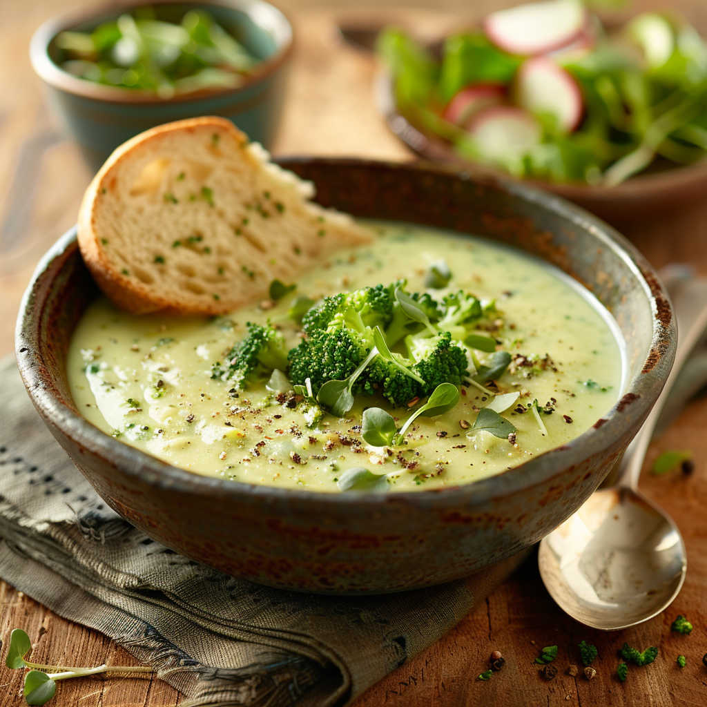 Velouté brocoli‑fromage