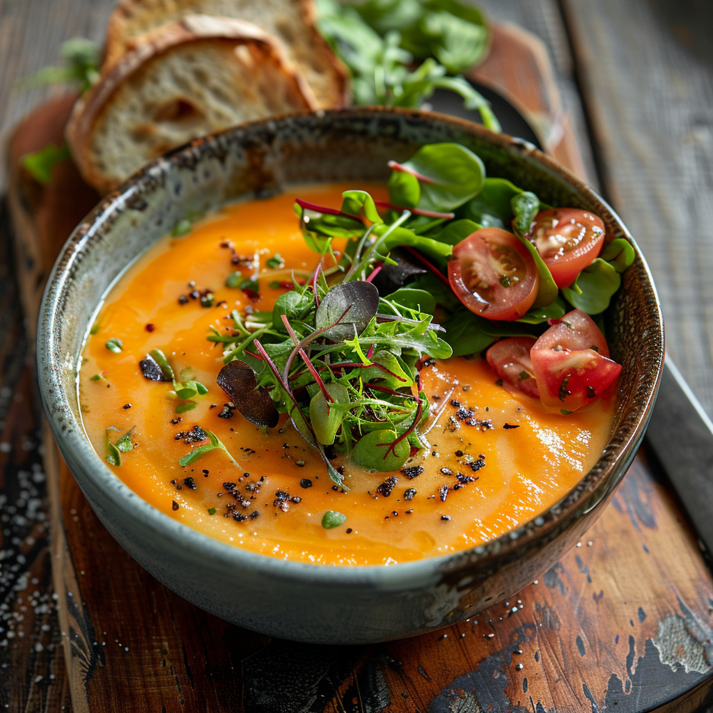 Velouté carottes au cumin