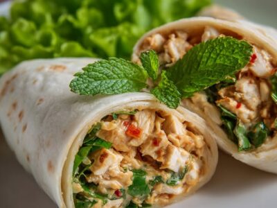 Wraps Poulet Cacahuète : Recette Facile et Savoureuse