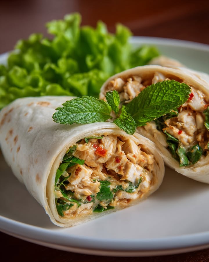 Wraps Poulet Cacahuète : Recette Facile et Savoureuse 1 Wraps Poulet Cacahuète