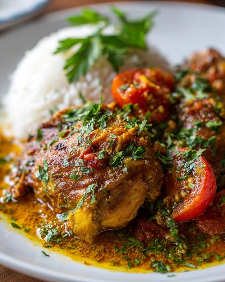 Poulet Safrané Épicé