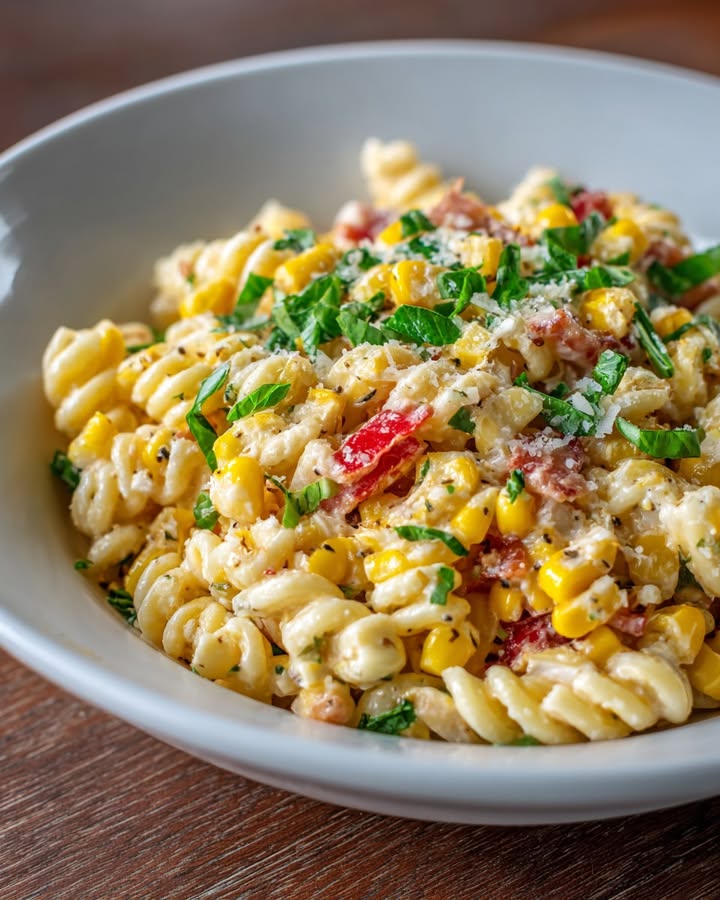 Salade Pâtes Maïs Saine : Recette Facile et Savoureuse 2 Salade Pâtes Maïs Saine