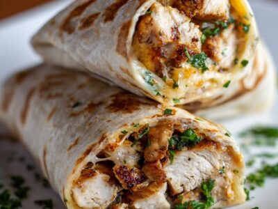 Wraps Poulet Fromage : Recette Facile et Savoureuse