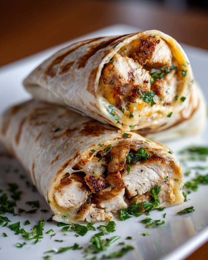 Wraps Poulet Fromage