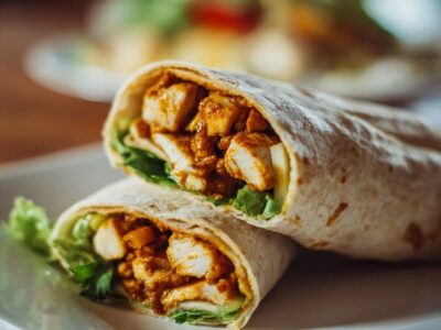 Wraps Poulet Cacahuète : Recette Facile et Savoureuse