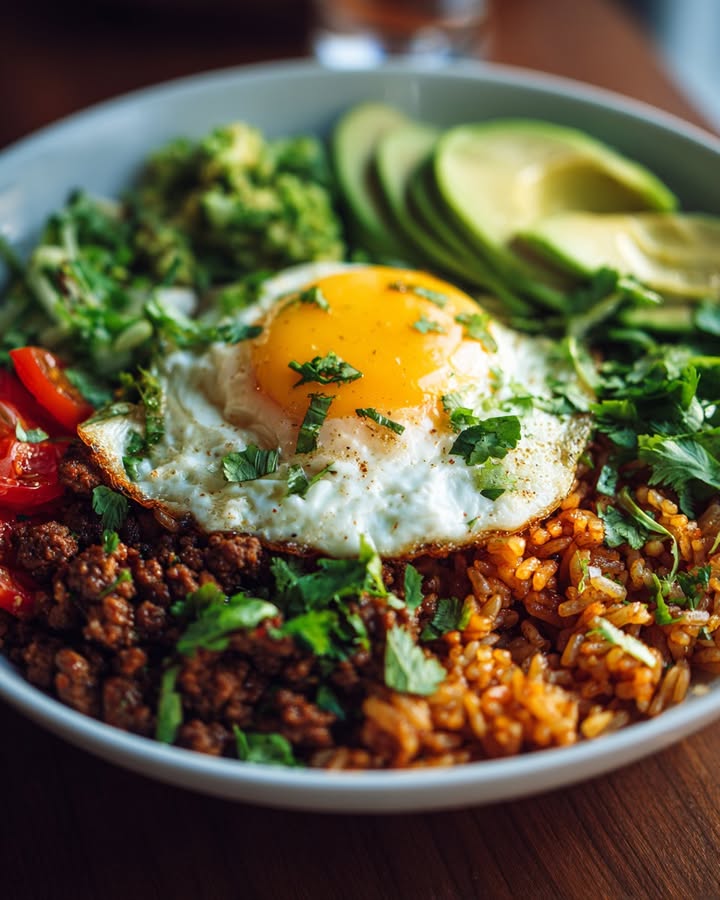 Taco Rice Bowl Savoureux : Recette Facile et Rapide 1 Taco Rice Bowl