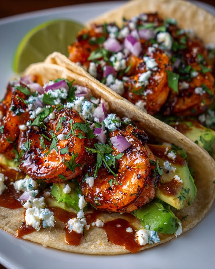 Tacos Crevettes Fraîcheur : Recette Savoureuse et Facile à Préparer 1 Tacos Crevettes Fraîcheur