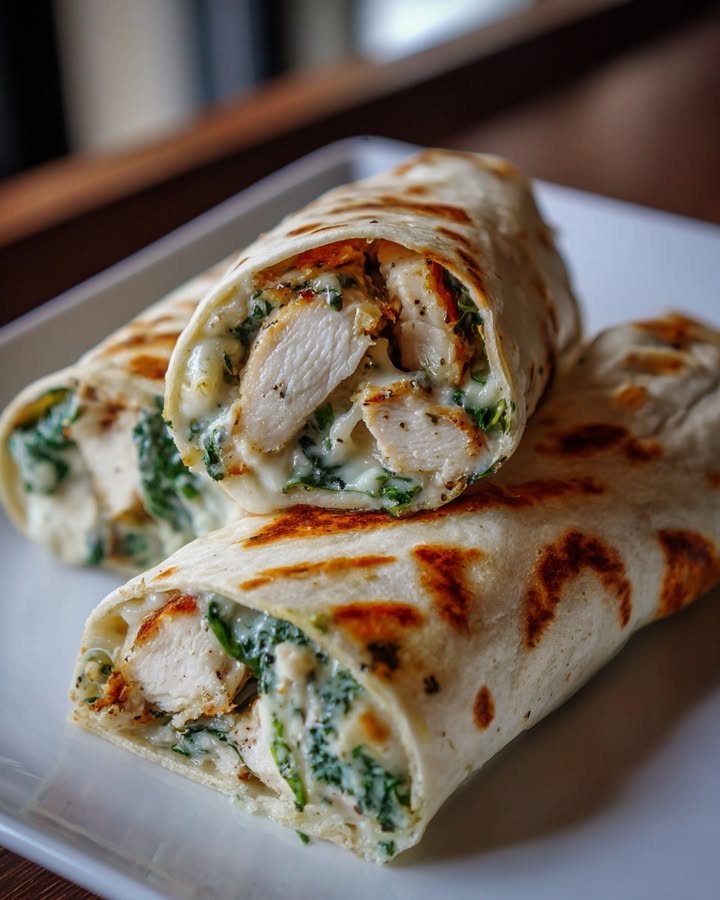 Wraps Poulet Ail : Recette Facile et Savoureuse 1 Wraps Poulet Ail