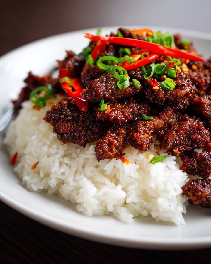 Bœuf Épicé Croustillant