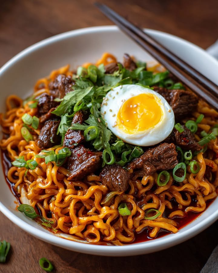 Nouilles Bœuf Gochujang : Recette Savoureuse et Rapide 1 Nouilles Bœuf Gochujang