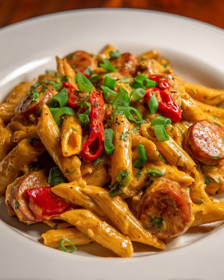 Pâtes Cajun Crémeuses