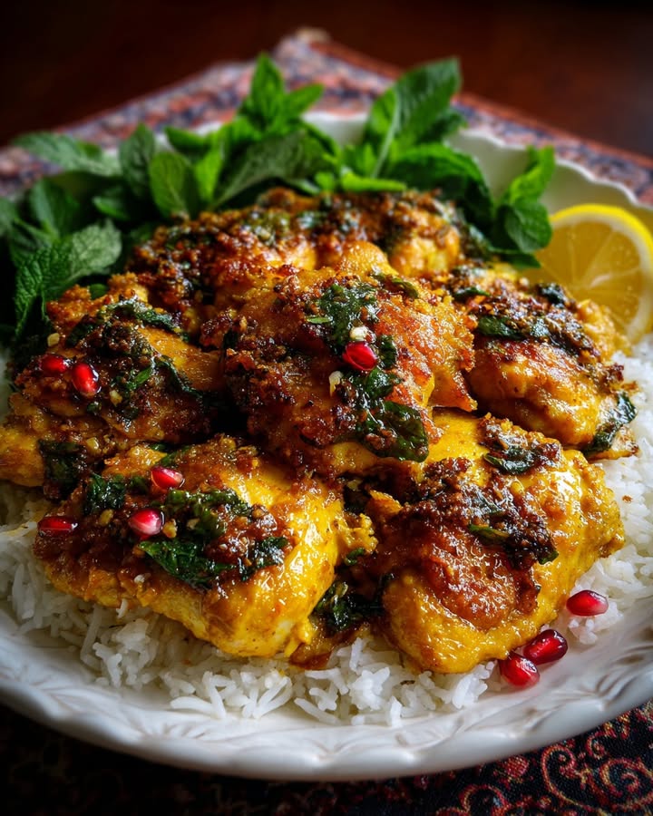 Poulet Safran Épicé