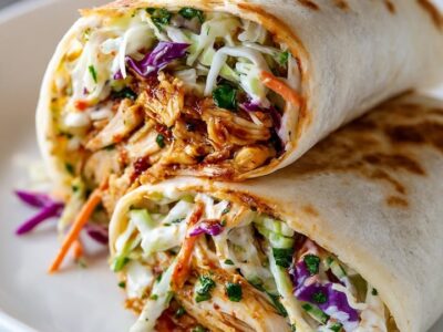 Wraps Poulet BBQ Rapide et Savoureux
