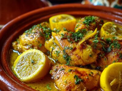 Tajine Poulet Citron : Recette Savoureuse et Facile à Préparer