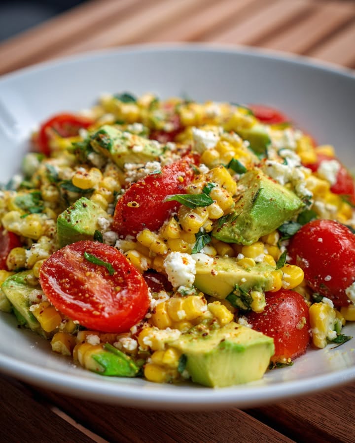 Salade Maïs Avocat : Recette Facile et Savoureuse 1 Salade Maïs Avocat