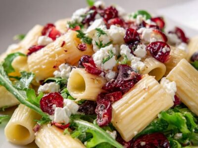 Salade Rigatoni Feta : Recette Rapide et Savoureuse