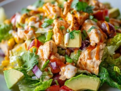 Salade Poulet Épicée : Recette Facile et Savoureuse