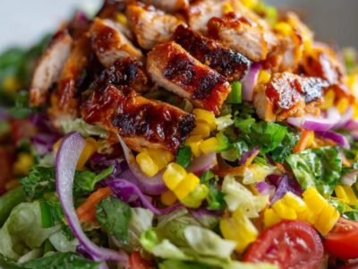 Salade Poulet BBQ Rapide et Savoureuse