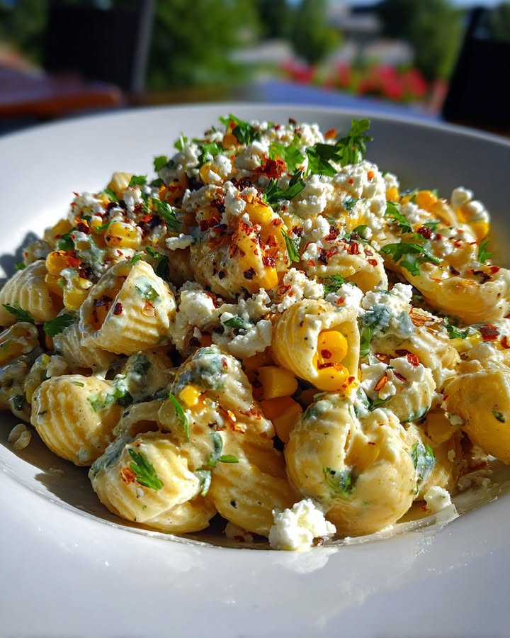 Salade Pâtes Maïs Grillé