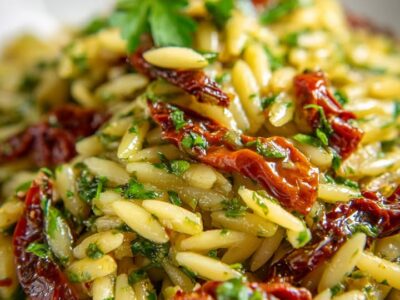 Orzo Pesto Soleil : La Recette Facile et Savoureuse