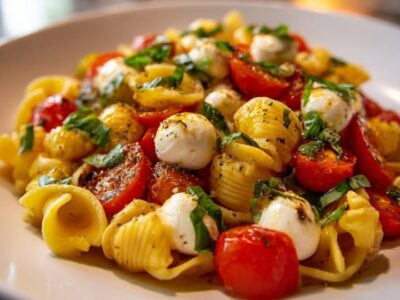Salade Pâtes Bruschetta : Recette Rapide et Savoureuse