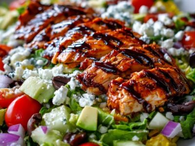 Salade Poulet BBQ Rapide et Savoureuse