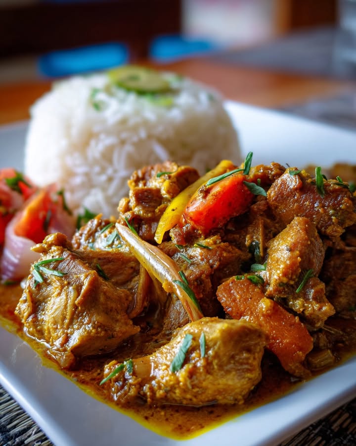 Curry Poulet Jamaïcain