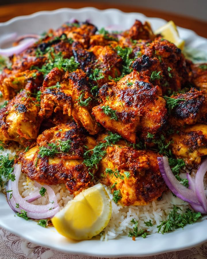 Poulet Safrané Épicé