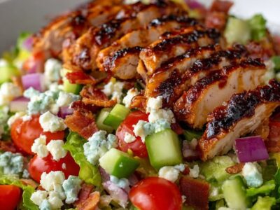 Salade Poulet BBQ Rapide et Savoureuse