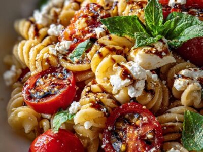 Salade Pâtes Bruschetta : Recette Rapide et Savoureuse