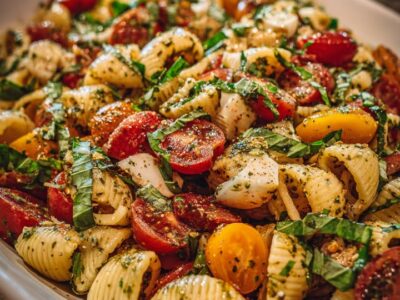 Salade Pâtes Bruschetta : Recette Rapide et Savoureuse