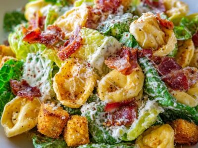 Salade César Tortellinis : Recette Facile et Savoureuse