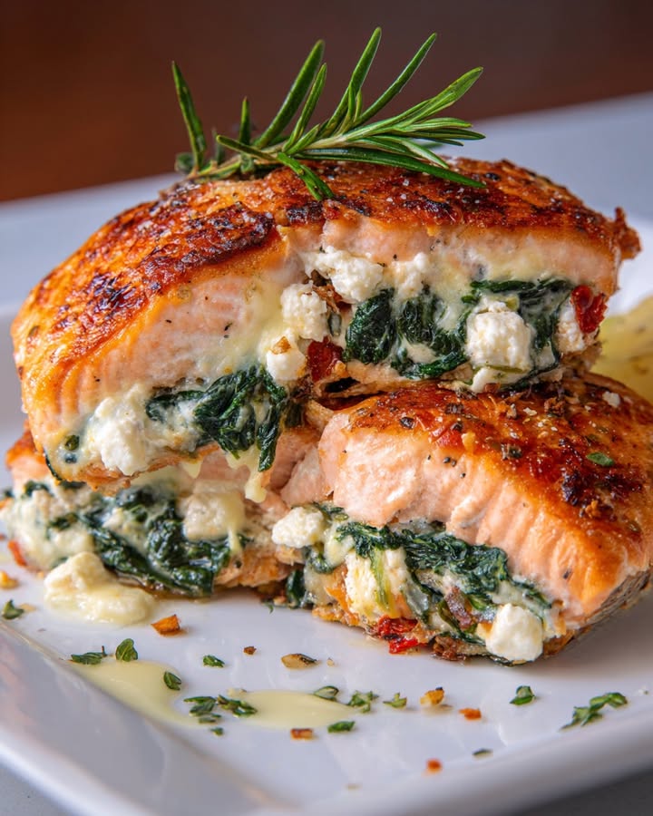 Saumon Épinards Feta : Recette Savoureuse et Facile à Préparer 2 Saumon Épinards Feta