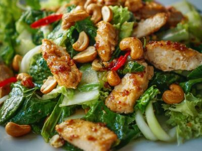 Salade Poulet Croquante : Recette Facile et Savoureuse