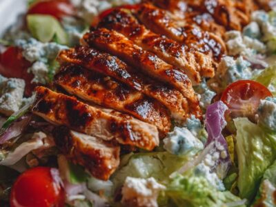 Salade Poulet BBQ Rapide et Savoureuse