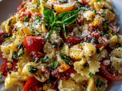 Salade Pâtes Bruschetta : Recette Rapide et Savoureuse