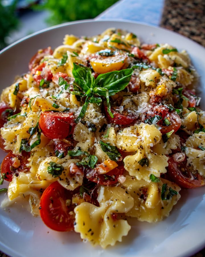 Salade Pâtes Bruschetta