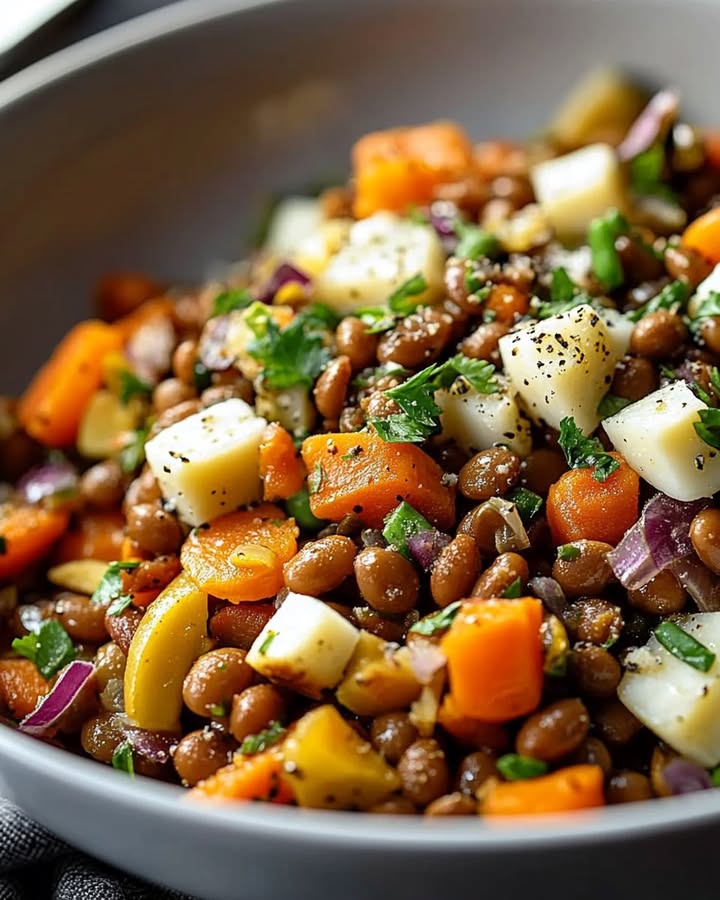 Salade Lentilles Hiver