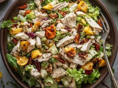 Salade Poulet Automnale : Recette Facile et Savoureuse