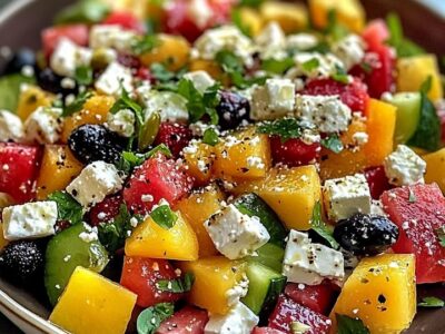 Salade Fraîcheur Fruitière : Recette Facile et Savoureuse